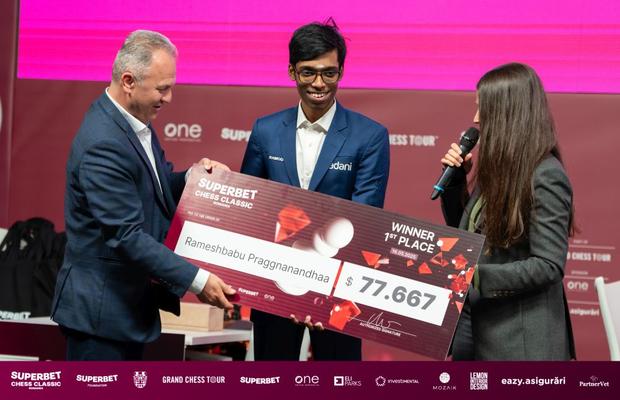 Praggnanandhaa câștigă Superbet Chess Classic România 2025 după un tie-break spectaculos