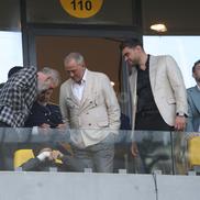 Ilie Năstase, Teia Sponte, Gigi Becali. FCSB, campioană Superligă 2024-2025. Foto: Ionuț Iordache (GSP.RO)