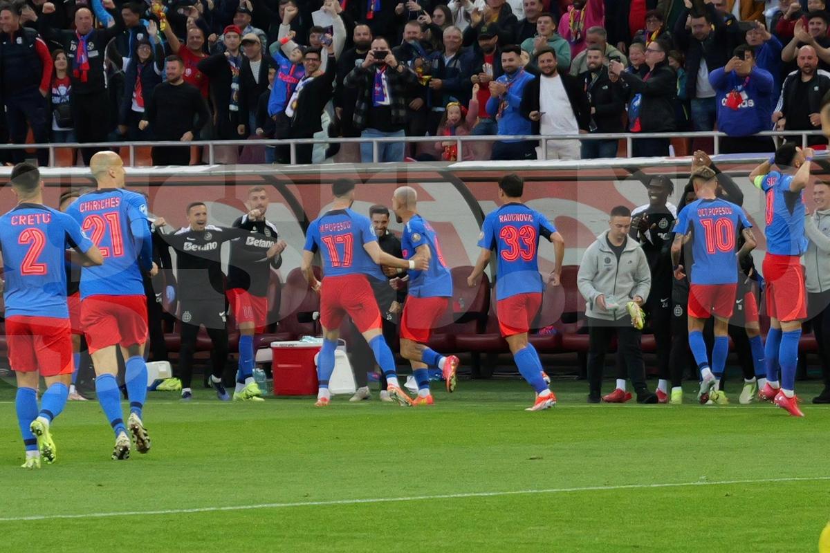 FCSB - Universitatea Craiova, petrecere de titlu pentru bucureșteni, imagini din meci // 17.05.2025