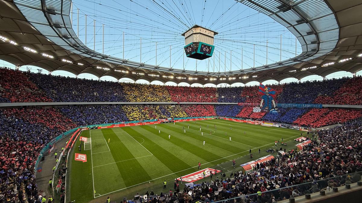 Galeria celor de la FCSB, scandare îndreptată către Mirel Rădoi! Momentul, surprins de reporterii GSP