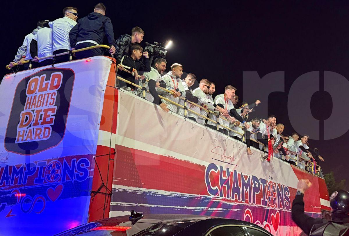 FCSB, petrecere în autocar