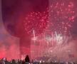 Petrecere și foc de artificii în Piața Constituției. FCSB, campioană Superligă 2024-2025. Foto: Sergiu Alexandru (GSP.RO)
