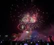 Petrecere și foc de artificii în Piața Constituției. FCSB, campioană Superligă 2024-2025. Foto: Sergiu Alexandru (GSP.RO)