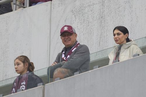 Dan Șucu, urmărind pe Arena Națională ultima partidă cu Dinamo / Foto: Ionuț Iordache (GSP)
