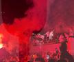 Petrecere și foc de artificii în Piața Constituției. FCSB, campioană Superligă 2024-2025. Foto: Sergiu Alexandru (GSP.RO)