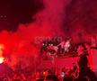 Petrecere și foc de artificii în Piața Constituției. FCSB, campioană Superligă 2024-2025. Foto: Sergiu Alexandru (GSP.RO)