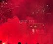 Petrecere și foc de artificii în Piața Constituției. FCSB, campioană Superligă 2024-2025. Foto: Sergiu Alexandru (GSP.RO)