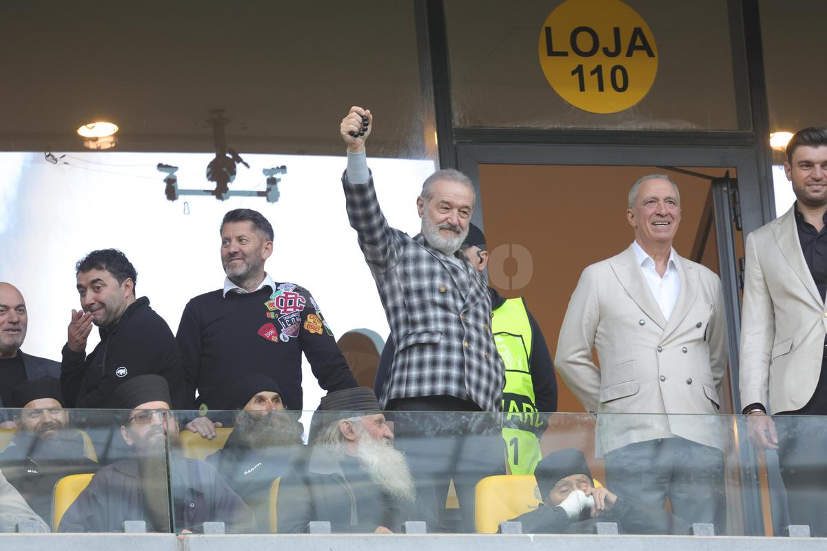 Gigi Becali, pe Arena Națională la FCSB - Universitatea Craiova  / foto GSP