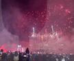 Petrecere și foc de artificii în Piața Constituției. FCSB, campioană Superligă 2024-2025. Foto: Sergiu Alexandru (GSP.RO)