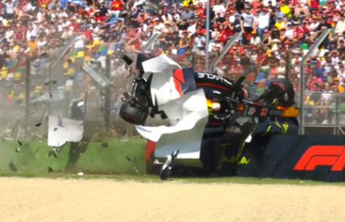 Yuki Tsunoda, accident violent în calificările de la Imola