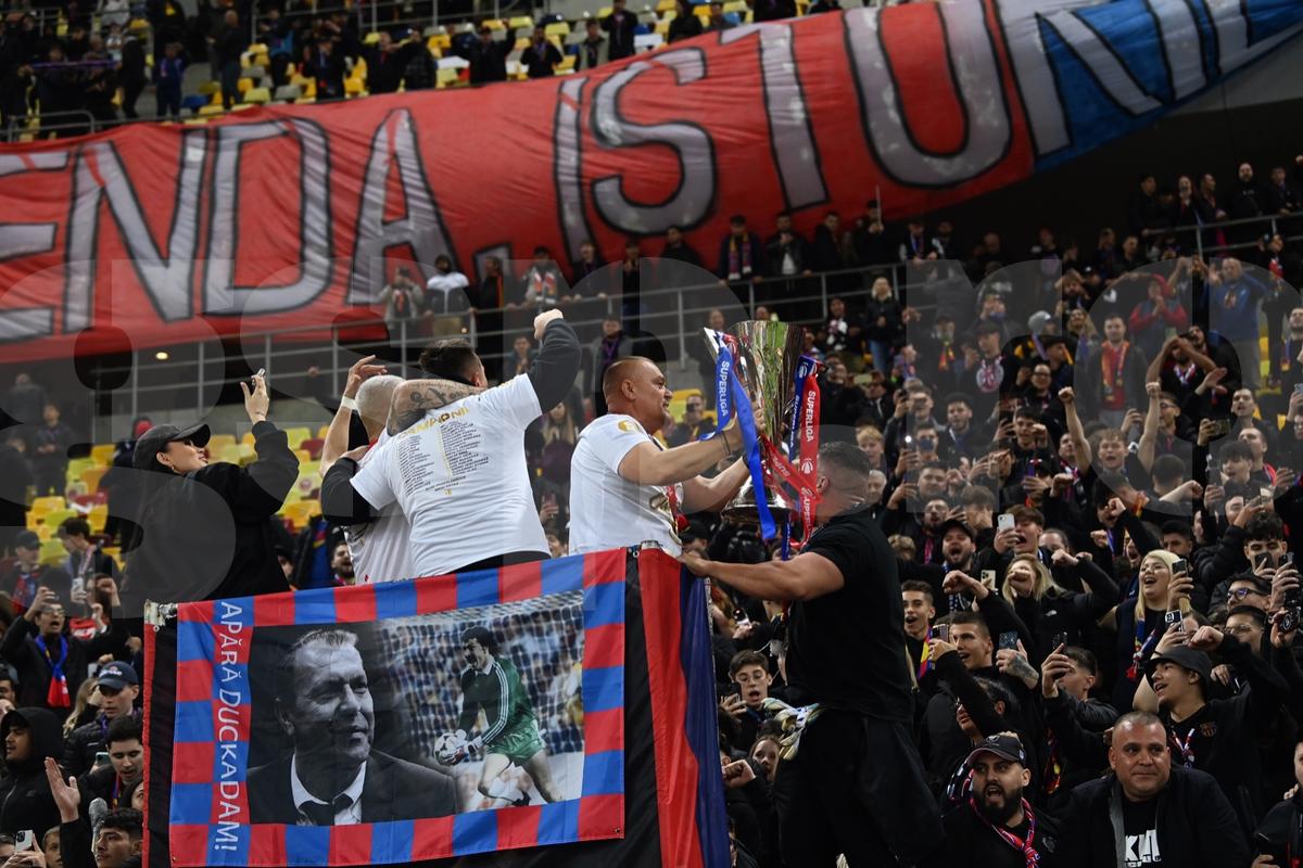 Cele mai tari imagini de la petrecerea de titlu a FCSB-ului