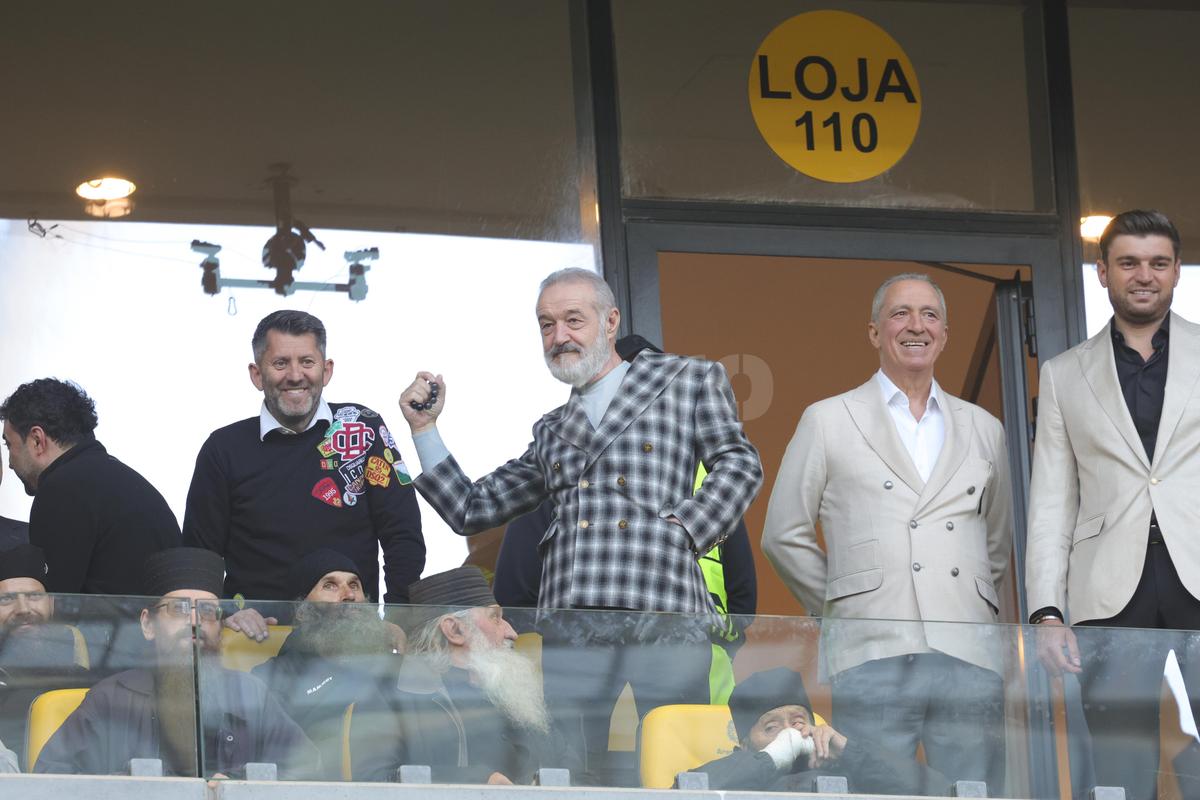 Gigi Becali, pe Arena Națională la FCSB - Universitatea Craiova  / foto GSP
