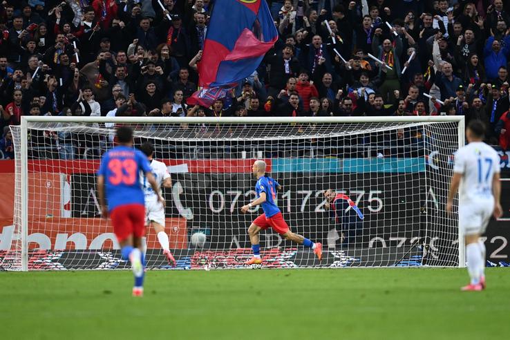 Daniel Bîrligea. FCSB, campioană Superligă 2024-2025. Foto: Eduard Vînătoru / Ionuț Iordache (GSP.RO)