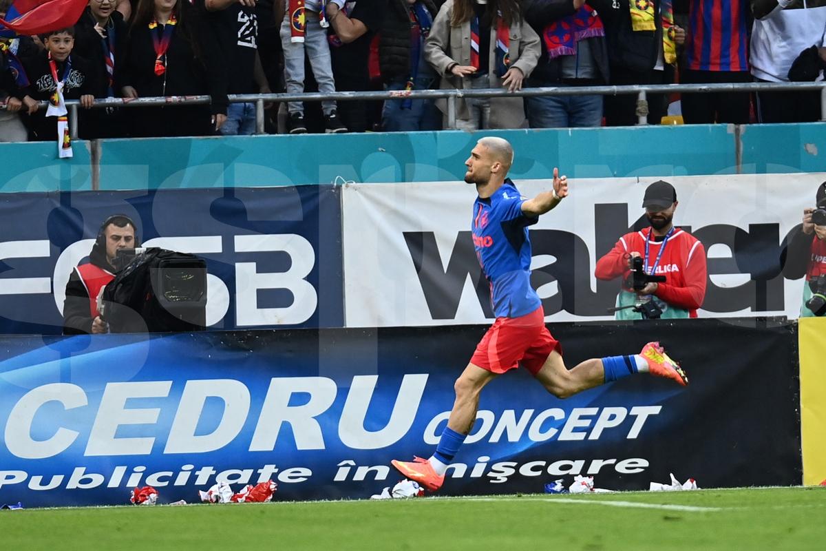 FCSB - Universitatea Craiova, petrecere de titlu pentru bucureșteni, imagini din meci // 17.05.2025
