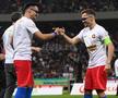 Adrian Șut, Darius Olaru. FCSB, campioană Superligă 2024-2025. Foto: Eduard Vînătoru / Ionuț Iordache (GSP.RO)