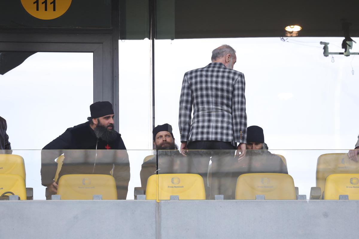 Gigi Becali, pe Arena Națională la FCSB - Universitatea Craiova  / foto GSP