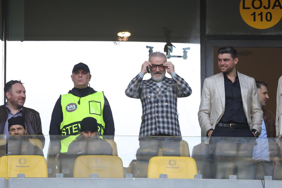 Gigi Becali, pe Arena Națională la FCSB - Universitatea Craiova  / foto GSP