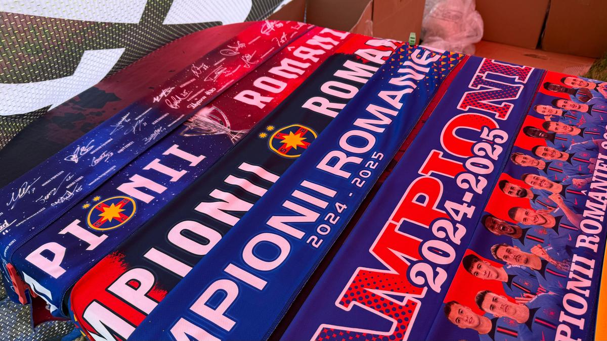 FCSB - Universitatea Craiova, fiesta roș-albastră, imagini înaintea meciului, 17 mai 2025