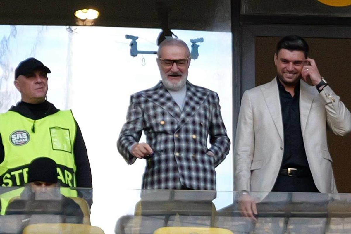 Gigi Becali, pe Arena Națională la FCSB - Universitatea Craiova  / foto GSP