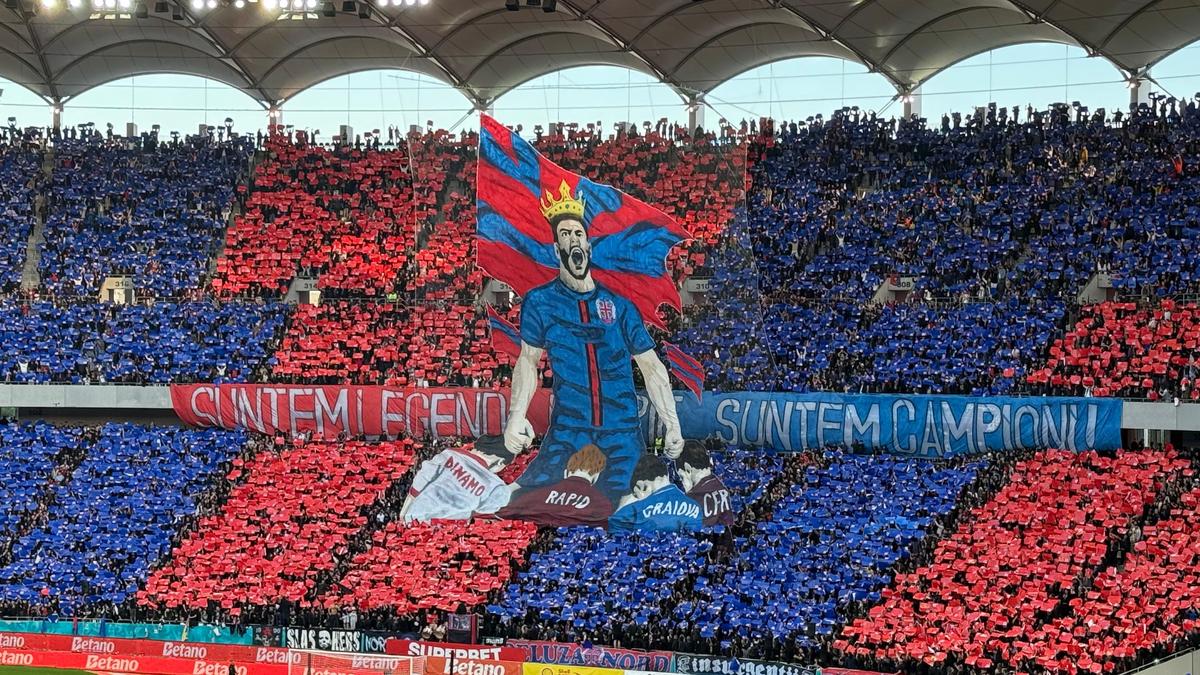 Galeria celor de la FCSB, scandare îndreptată către Mirel Rădoi! Momentul, surprins de reporterii GSP