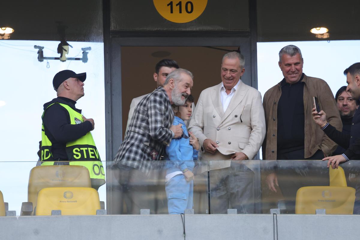 Gigi Becali, pe Arena Națională la FCSB - Universitatea Craiova  / foto GSP