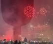 Petrecere și foc de artificii în Piața Constituției. FCSB, campioană Superligă 2024-2025. Foto: Sergiu Alexandru (GSP.RO)