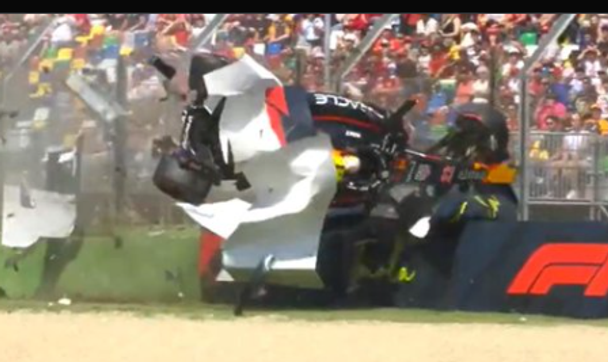Yuki Tsunoda, accident violent în calificările de la Imola