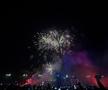 Petrecere și foc de artificii în Piața Constituției. FCSB, campioană Superligă 2024-2025. Foto: Sergiu Alexandru (GSP.RO)