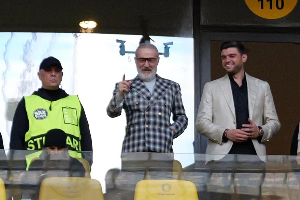 Gigi Becali, pe Arena Națională la FCSB - Universitatea Craiova  / foto GSP