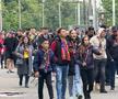 FCSB - Universitatea Craiova, fiesta roș-albastră, imagini înaintea meciului, 17 mai 2025