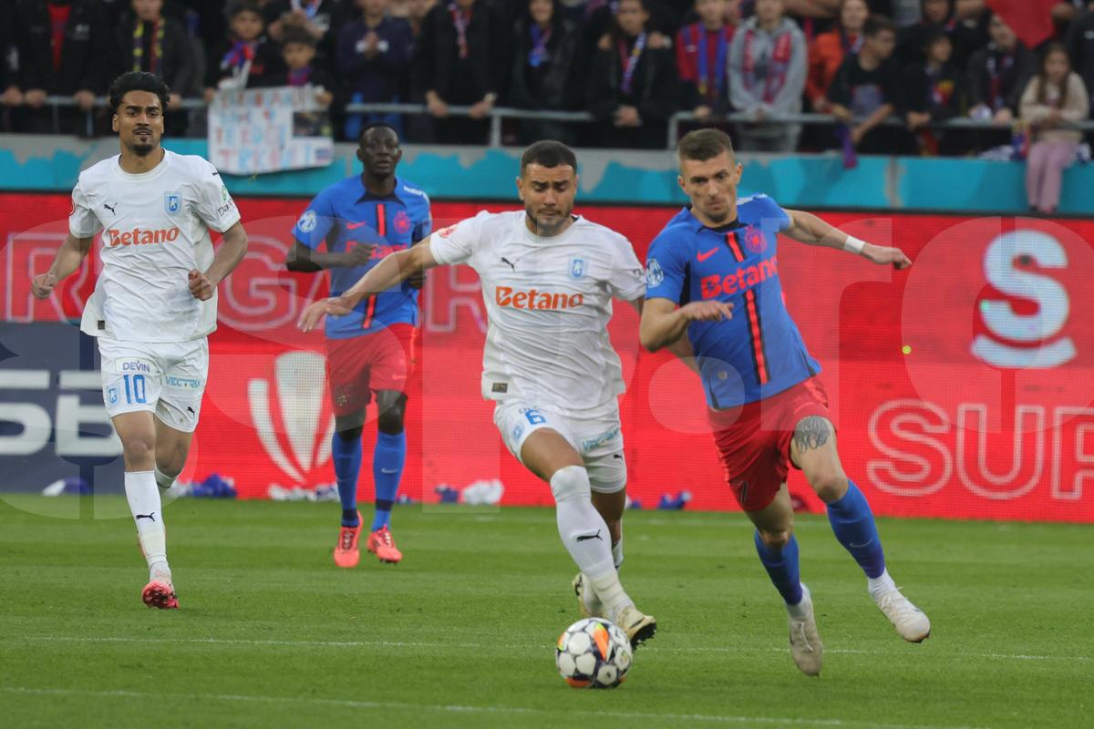 FCSB - Universitatea Craiova, petrecere de titlu pentru bucureșteni, imagini din meci // 17.05.2025