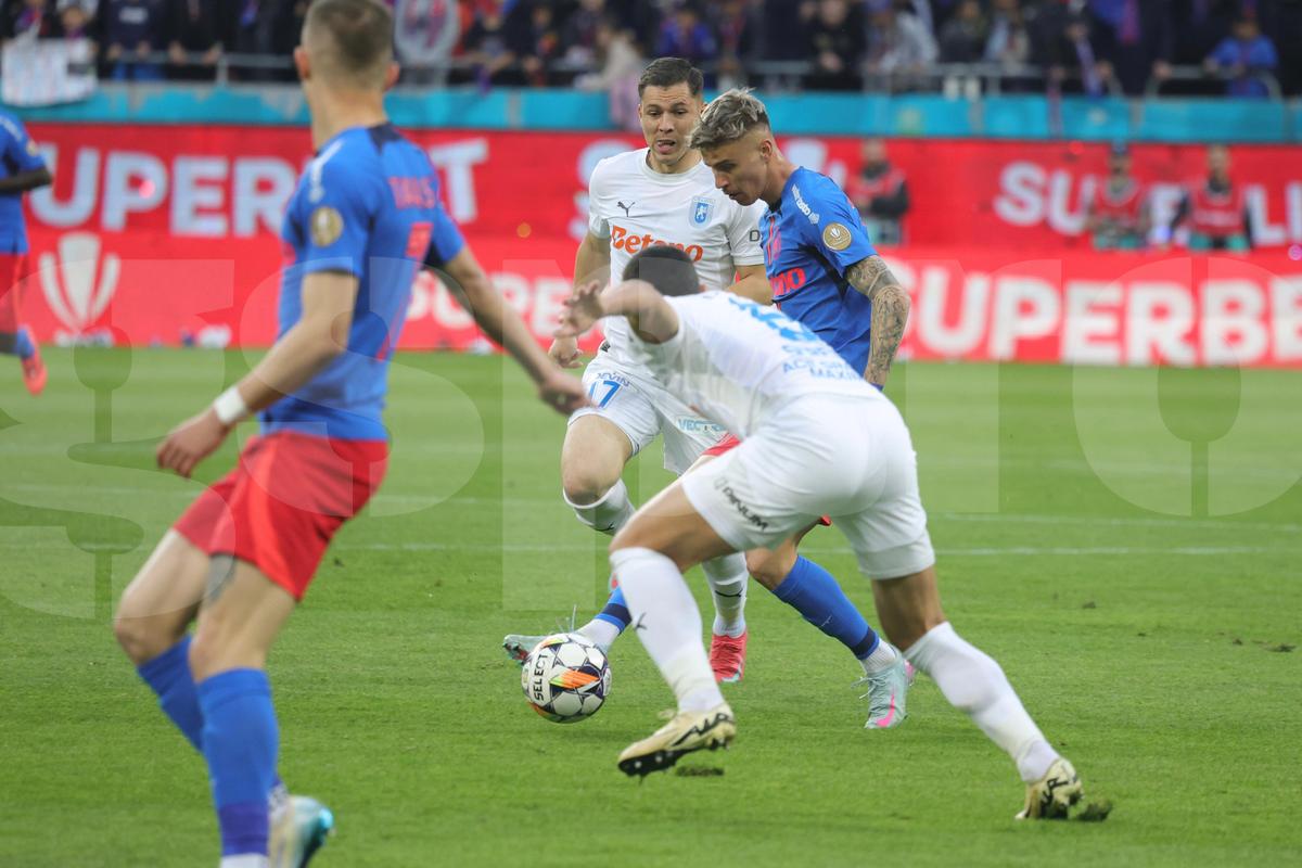 FCSB - Universitatea Craiova, petrecere de titlu pentru bucureșteni, imagini din meci // 17.05.2025