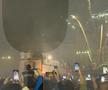 Petrecere și foc de artificii în Piața Constituției. FCSB, campioană Superligă 2024-2025. Foto: Sergiu Alexandru (GSP.RO)