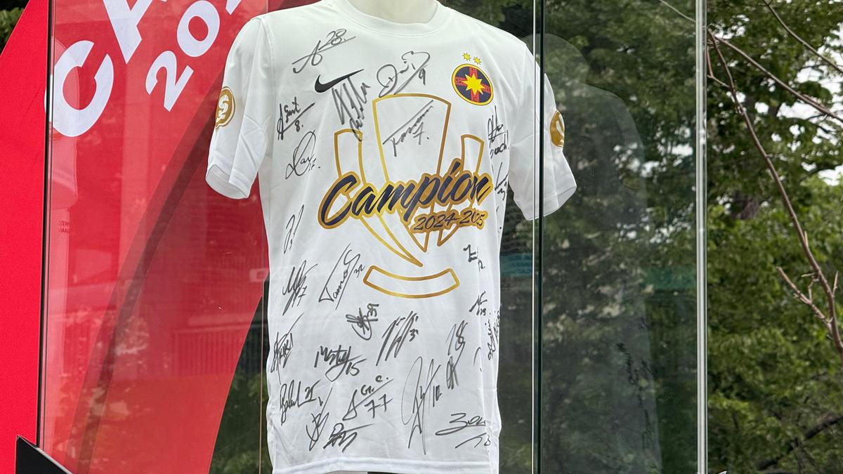 Scenografia pregătită de FCSB / FOTO: GSP