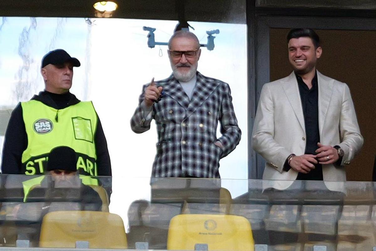 Gigi Becali, pe Arena Națională la FCSB - Universitatea Craiova  / foto GSP