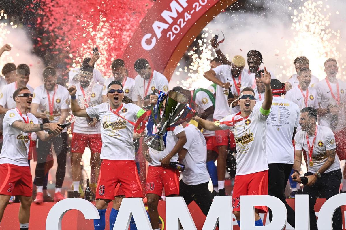 Cele mai tari imagini de la petrecerea de titlu a FCSB-ului