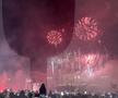 Petrecere și foc de artificii în Piața Constituției. FCSB, campioană Superligă 2024-2025. Foto: Sergiu Alexandru (GSP.RO)