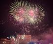 Petrecere și foc de artificii în Piața Constituției. FCSB, campioană Superligă 2024-2025. Foto: Sergiu Alexandru (GSP.RO)