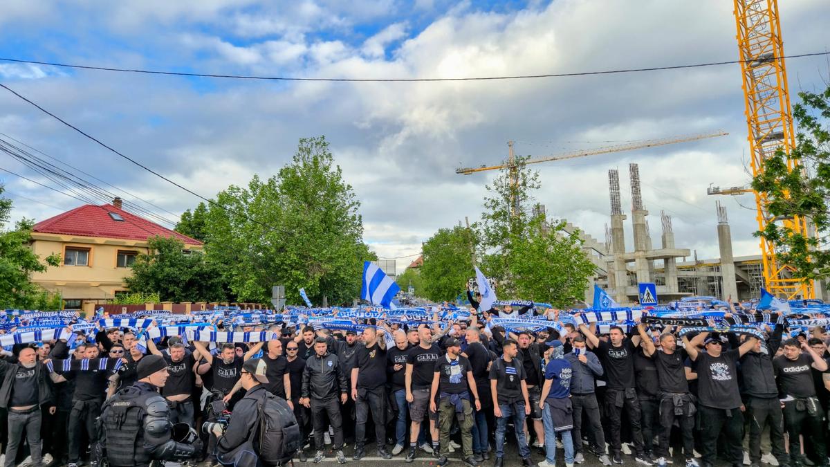 Universitatea Craiova - U Cluj: imagini înainte de meci