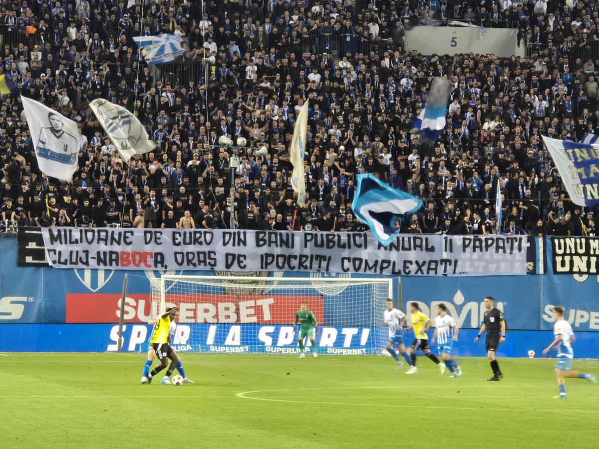 Mesaje afișate în Craiova - U Cluj, meci de titlu