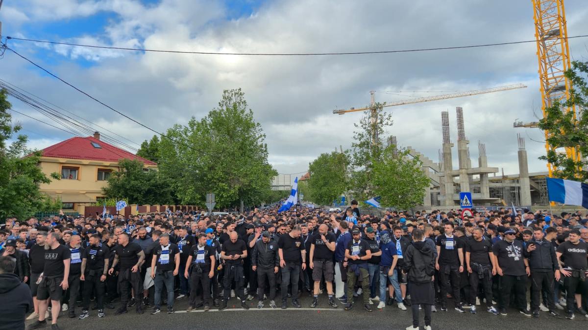 Universitatea Craiova - U Cluj: imagini înainte de meci