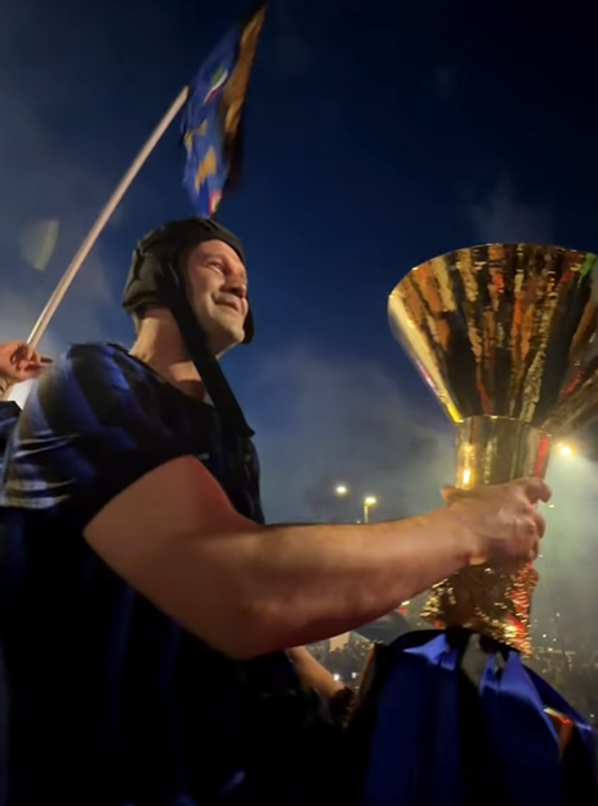 Paradă Inter după „dubla” cu Chivu