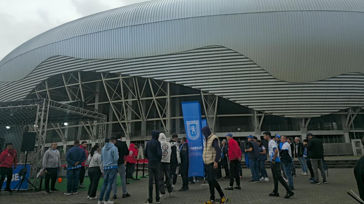 Universitatea Craiova - U Cluj: imagini înainte de meci