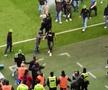 Meci abandonat în ultima etapă din Ligue 1 » Suporterii au intrat pe teren și au aruncat cu torțe spre banca tehnică