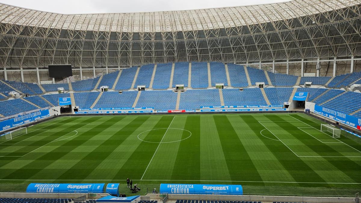 Universitatea Craiova - U Cluj: imagini înainte de meci