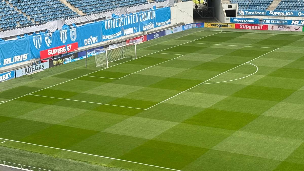Universitatea Craiova - U Cluj: imagini înainte de meci