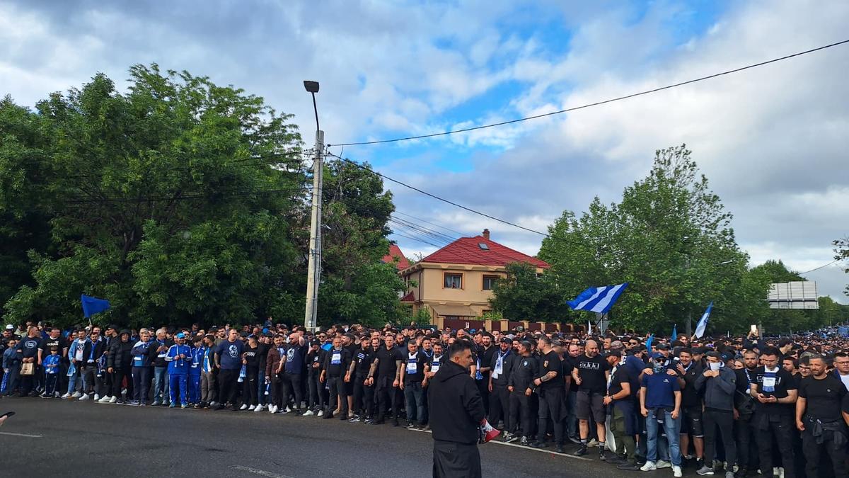 Universitatea Craiova - U Cluj: imagini înainte de meci