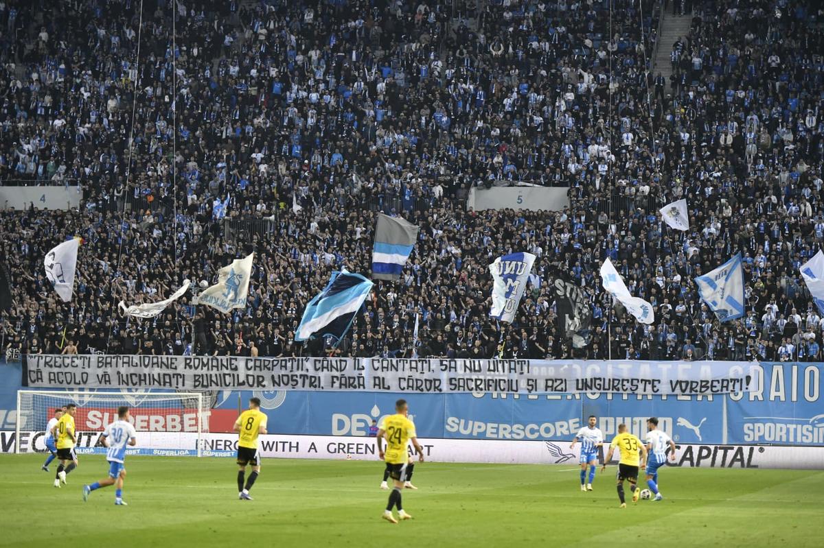 Mesaje afișate în Craiova - U Cluj, meci de titlu