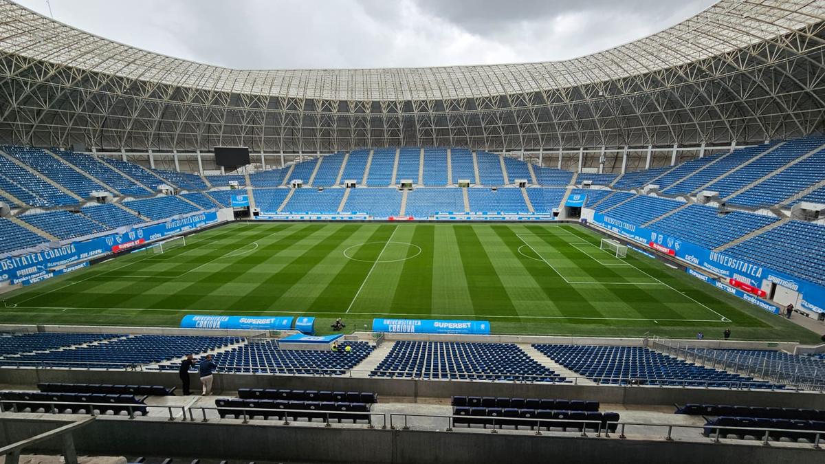 Universitatea Craiova - U Cluj: imagini înainte de meci