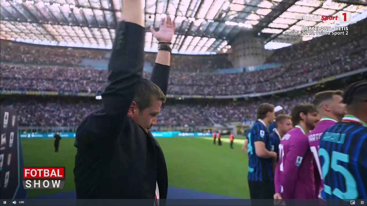 Cristi Chivu, descătușat la parada lui Inter! Accesoriul care a atras atenția, purtat de antrenor și de Marcus Thuram
